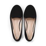 Comfortable Black Round Toe Flats for Women