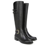 Naturalizer Jessie Black Leather Knee High Boots