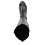 Naturalizer Jessie Black Leather Knee High Boots