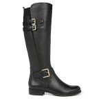 Naturalizer Jessie Black Leather Knee High Boots