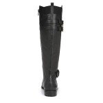 Naturalizer Jessie Black Leather Knee High Boots