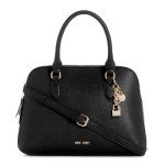 Nine West Black Cibrina Dome Satchel Bag
