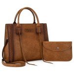 Brown Wrangler Women's Western Tote Bag Set