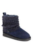 MUK LUKS Women's Laurel Navy Fashion Boot