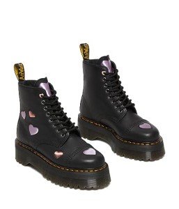 Dr. Martens Women's Sinclair Heart Black Boot