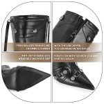 Stylish Black Knee-High Stiletto Boots for Women