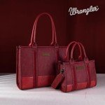 Wrangler Women's Tote Handbag with Crossbody Strap