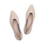 Ecru Women's Ballet Flats - Slip On Ballerinas