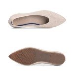 Ecru Women's Ballet Flats - Slip On Ballerinas