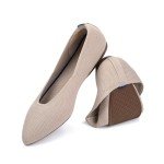 Ecru Women's Ballet Flats - Slip On Ballerinas
