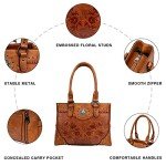 LAVAWA Large Vintage Western Tote Bag for Women