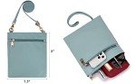 Sky Blue Large Crossbody Bag and Wallet Set