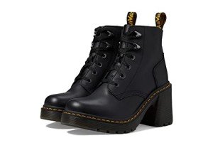 Dr. Martens Women's Jesy Black Tie Boots, Size 9