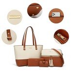 4-Piece Women's Fashion Handbag and Tote Set