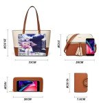 4-Piece Women's Fashion Handbag and Tote Set