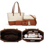 4-Piece Women's Fashion Handbag and Tote Set