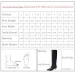 Knee High Black Kitten Heel Modatope Boots