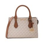 Michael Kors Sheila Small Vanilla Satchel Bag