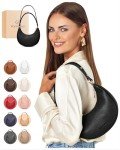 Luna Half Moon Clutch Bag with RFID Protection