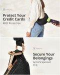 Luna Half Moon Clutch Bag with RFID Protection