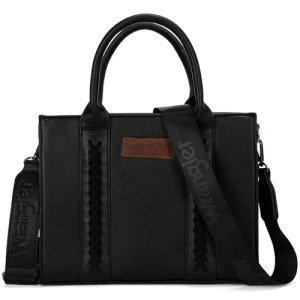 Trendy Wrangler Black Tote Bag for Women