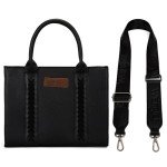 Trendy Wrangler Black Tote Bag for Women