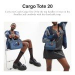 Indigo Coach Cargo Tote 20 for Women