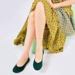 Frank Mully Green Round Toe Ballet Flats