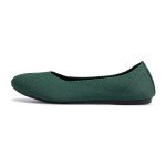 Frank Mully Green Round Toe Ballet Flats