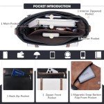 Roulens Crossbody Bags for Women,Multi Pocket Crossbody Purses Soft Leather Shoulder Handbags Travel Purse Adjustable Strap
