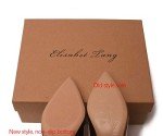 Elisabet Tang Women Pumps, Pointed Toe High Heel 4.7 inch/12cm Party Stiletto Heels Shoes Black 7