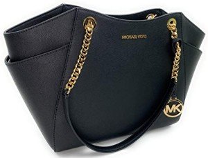 Michael Kors Black Jet Set Travel Tote Bag