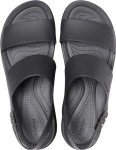 Crocs Women's Brooklyn Low Wedges, Platform Sandals Black, Numeric_7