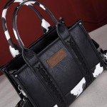 × Wrangler Tote Handbag for Women Top Handle with Detachable Crossbody Strap WG102-8120SBK