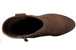 GLOBALWIN Women's Camel Cowgirl Boots Ankle To Mid Calf Fashion Western Cowboy Boots For Women Chunky Low Heel Size 11M