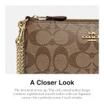 Coach Signature Large Wristlet w Chain