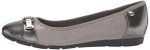AK Anne Klein Sport Women's Able Ballet Flat, Grey, 9.5 M US