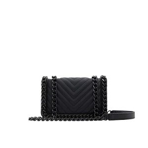ALDO Women's Medium Greenwald Crossbody Bag, Black