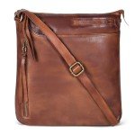 Leather Crossbody Bags for Women - Ladies Sling Handbags - Medium Cross body Purses Handbags - Purses For Women