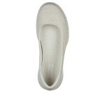 Skechers Women's Go Walk Lite-Susie Ballet Flat, Natural, 8
