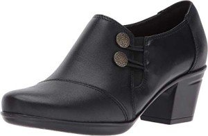 Clarks Women's Emslie Warren, Black, 12 W