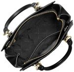 Michael Kors Marilyn Medium Satchel, Gold-Tone Hardware/Black
