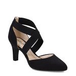 LifeStride Womens Gallery Pump, Black, 8 Wide US