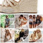 mikarka Wedge Sandals for Women: Open Toe Wedges Heels for Women - Comfortable Braided Summer Espadrilles Wedges Ankle Strap Platform High Heels Vacation Shoes