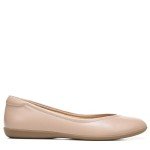 Naturalizer Women's Vivienne Ballet Flat Crème Brulee Leather 8 M