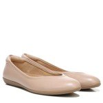 Naturalizer Women's Vivienne Ballet Flat Crème Brulee Leather 8 M