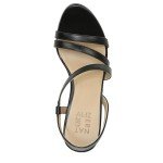 Naturalizer Womens Brenta Heeled Sandal Black 9 W