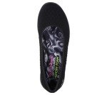 Skechers Women's Microburst One up Fashion Sneaker,black,9.5 W US
