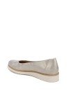 SOUL Naturalizer Womens Idea Ballet Flat Cushioned Slip On Shoe Gold 8 M