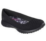 Skechers Women's Microburst One up Fashion Sneaker,black,9.5 W US